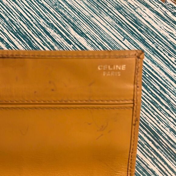 Celine Paris Macadam Pattern Bi-Fold Vintage Logo Wallet - Picture 5 of 14
